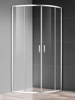 Душевой уголок AQUAme AQM3801F-8 80x80см хром